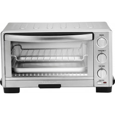 Cuisinart - 6-Slice Toaster Oven with Broiler - Stainless Steel Cuisinart - 6-Slice Toaster Oven with Broiler - Stainless Steel