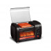 Elite Gourmet - 210w Analog Hot Dog Roller & Toaster Oven - Black Elite Gourmet - 210w Analog Hot Dog Roller & Toaster Oven - Black