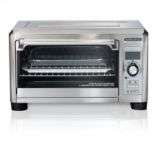 Hamilton Beach - Professional Sure-Crisp 1 Cu. Ft. Digital Air Fryer Toaster Oven with Temperature Probe - STAINLESS STEEL Hamilton Beach - Professional Sure-Crisp 1 Cu. Ft. Digital Air Fryer Toaster Oven with Temperature Probe - STAINLESS STEEL