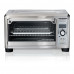 Hamilton Beach - Professional Sure-Crisp 1 Cu. Ft. Digital Air Fryer Toaster Oven with Temperature Probe - STAINLESS STEEL