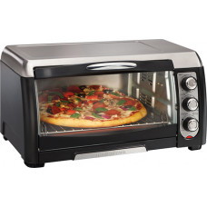 Hamilton Beach - Toaster Oven Broiler with Convection - Black