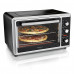 Hamilton Beach - Countertop Convection Oven - Black/Brushed Stainless Steel Hamilton Beach - Countertop Convection Oven - Black/Brushed Stainless Steel