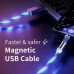 iGlow™ Glowing LED Magnetic 3 in 1 USB Charging Cable