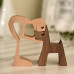 Pet lover gifts |Wood sculpture |Table ornaments |Carved wood decor | Pet memorial | For puppies | Mothers Day Gift