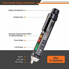 12V/48V-1000V Voltage Sensitivity Electric Compact Pen