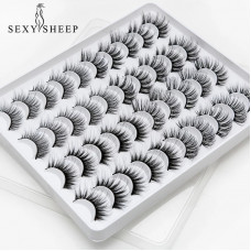 SEXYSHEEP natural 3D false eyelashes fake lashes makeup kit SEXYSHEEP natural 3D false eyelashes fake lashes makeup kit
