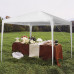 Waterproof Tent with Spiral Tubes - White Waterproof Tent with Spiral Tubes - White