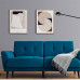 【SEA】Modern ployester fabric sofa 71 - blue 【SEA】Modern ployester fabric sofa 71 - blue